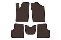 Peugeot Partner 1996-2008 Rubber Floor Mats Carsuit (Brown) photo 1