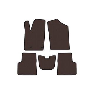 Rubber Floor Mats Carsuit (Brown) Peugeot Partner 1996-2008 photo 1