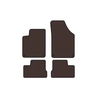 Rubber Floor Mats Carsuit (Brown)