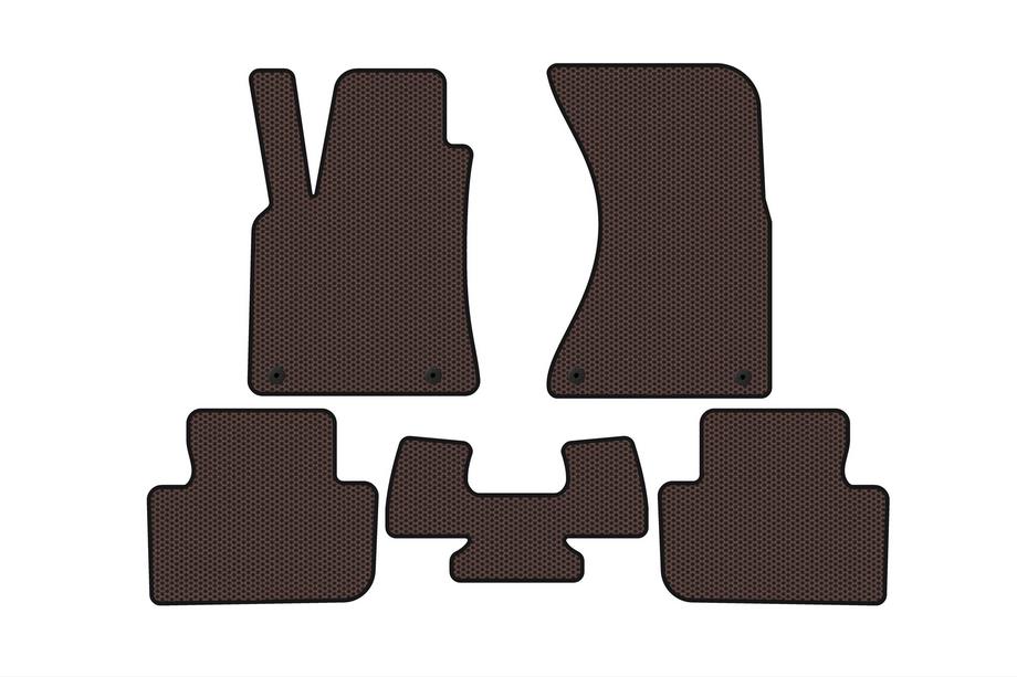 Porsche Macan 2014-2024 Rubber floor mats Carsuit (2014-2018, brown) Image