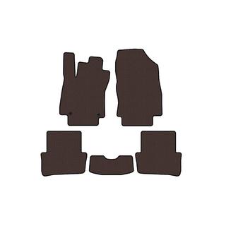 Rubber floor mats Carsuit (2012-2016, HB, 5-door, brown) photo 1