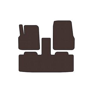 Rubber floor mats Carsuit (2 rows, 7-seater, brown) photo 1