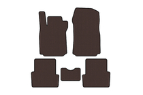 Renault Modus 2005-2012 Rubber Floor Mats Carsuit (Brown) photo 1