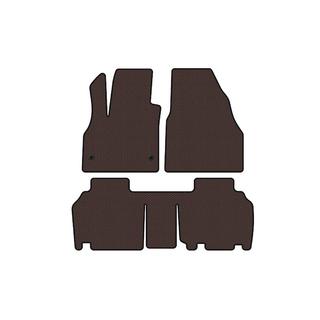 Rubber floor mats Carsuit (2 rows, 5-door/7-seater, brown) Renault Kangoo 2008–2020 photo 1