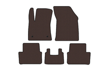 Renault Megane IV 2016-2025 Rubber floor mats Carsuit (2016-2020, SW, brown) photo 1