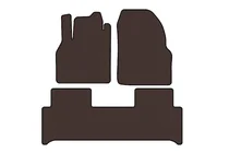 Renault Scenic/Grand 2003-2009 Rubber Floor Mats Carsuit (Brown) photo 1