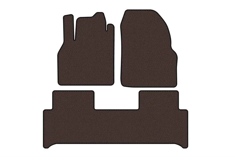 Renault Scenic/Grand 2003-2009 Rubber Floor Mats Carsuit (Brown) Image