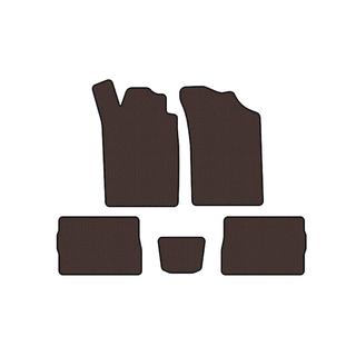 Rubber Floor Mats Carsuit (SD, Brown) Renault Symbol 1999-2008 photo 1