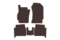 Renault Zoe 2012-2019 Rubber floor mats Carsuit (HB, brown) photo 1