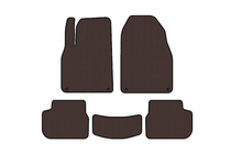 Saab 9-3 2002-2014 Rubber Floor Mats Carsuit (Brown) photo 1