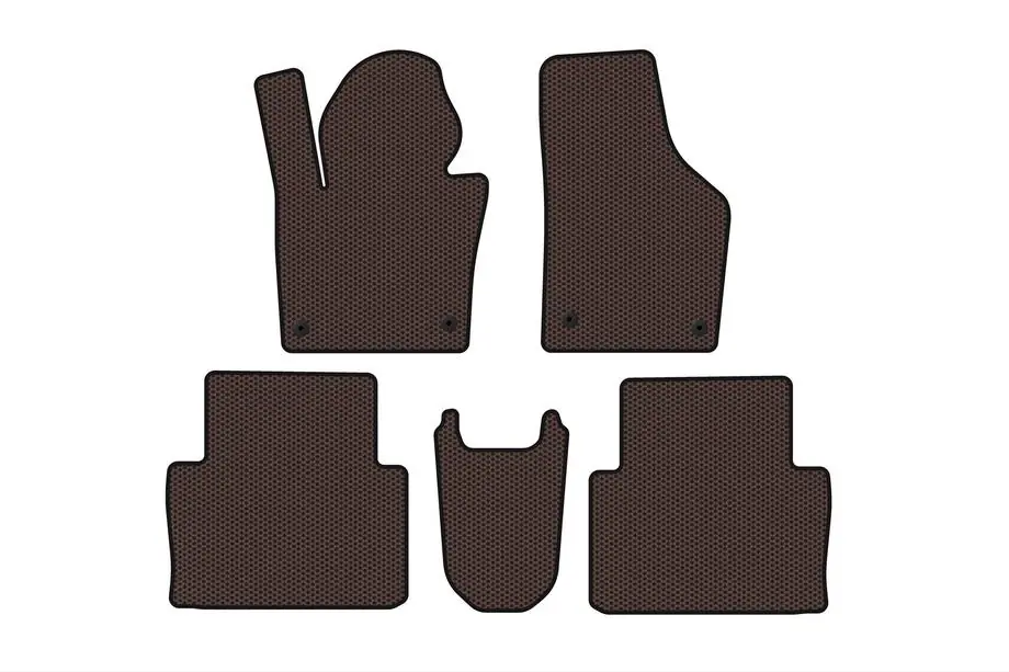 Seat Alhambra 2010- Rubber floor mats Carsuit (2015+, brown) Image