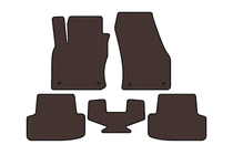 Seat Ateca 2016- Rubber Floor Mats Carsuit (Brown) photo 1