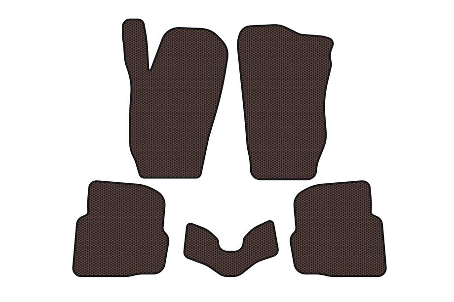 Seat Cordoba 2000-2009 Rubber Floor Mats Carsuit (SD, Brown) Photo 1