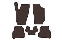 Seat Ibiza 2010-2017 Rubber floor mats Carsuit (2010-2012, HB, 5-door, brown) photo 1
