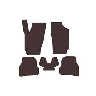 Rubber floor mats Carsuit (2010-2012, HB, 5-door, brown) Seat Ibiza 2010-2017 photo 1
