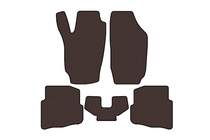 Seat Ibiza 2002-2009 Rubber Floor Mats Carsuit (Brown) photo 1