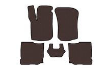 Seat Leon 1999-2005 Rubber floor mats Carsuit (HB, 5-door, brown) photo 1