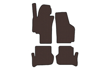 Seat Toledo 2005-2012 Rubber Floor Mats Carsuit (Brown) photo 1