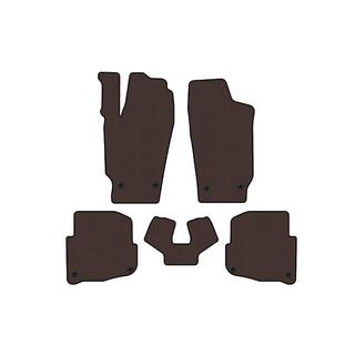 Rubber Floor Mats Carsuit (SD, Brown) Skoda Fabia 2000-2007 photo 1
