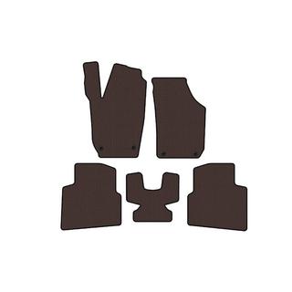 Rubber Floor Mats Carsuit (Brown) Skoda Roomster 2006-2015 photo 1
