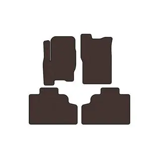 Rubber Floor Mats Carsuit (Brown)