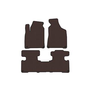 Rubber floor mats Carsuit (2010-2016, brown) SsangYong Korando 2010-2019 photo 1