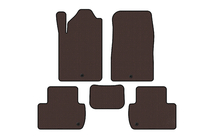 SsangYong Rexton I 2001-2017 Rubber Floor Mats Carsuit (Brown) photo 1