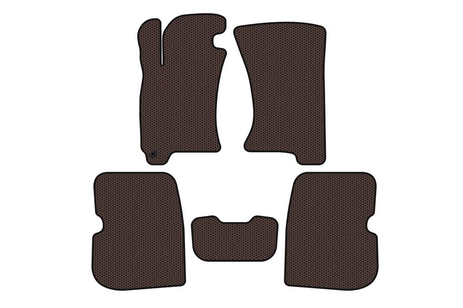 Subaru Forester 1997-2002 Rubber Floor Mats Carsuit (Brown) Photo 1