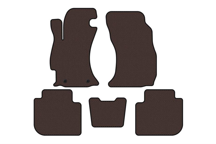 Subaru Forester 2013-2018 Rubber floor mats Carsuit (2013-2017, brown) Image