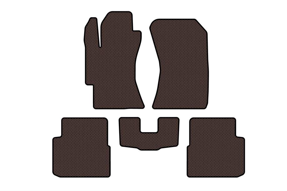 Subaru Impreza 2007-2011 Rubber floor mats Carsuit (HB, brown) Photo 1