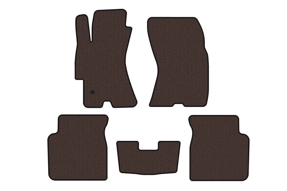 Subaru Outback 2005-2009 Rubber Floor Mats Carsuit (Brown) Photo 1