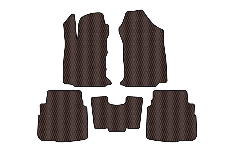 Subaru Outback 2019- Rubber Floor Mats Carsuit (Brown) Image