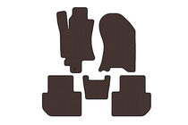 Subaru Tribeca 2005-2014 Rubber Floor Mats Carsuit (Brown) photo 1