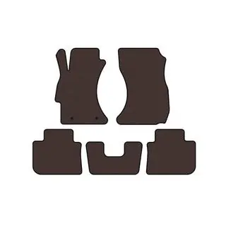 Rubber Floor Mats Carsuit (SD, Brown)