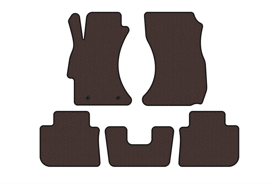 Subaru WRX 2014- Rubber Floor Mats Carsuit (SD, Brown) Image