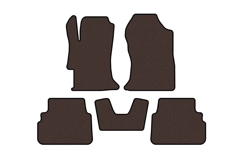 Subaru XV 2017-2023 Rubber Floor Mats Carsuit V1 (Brown) Image