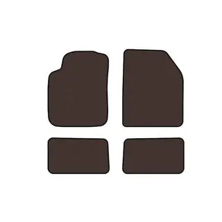 Rubber Floor Mats Carsuit (Brown)