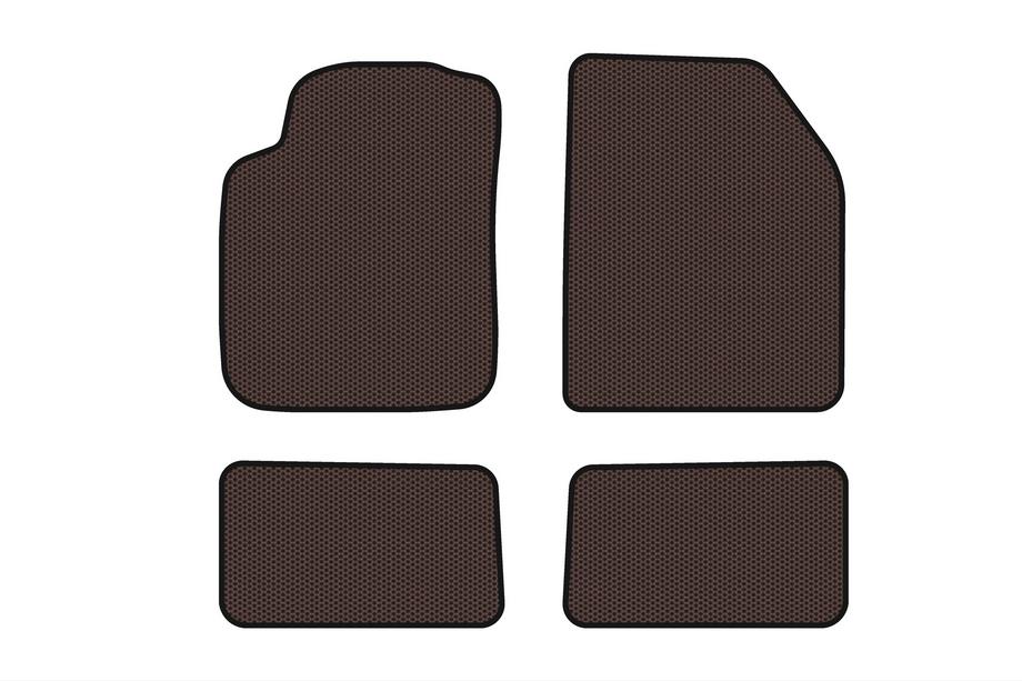 Suzuki Alto 2009-2014 Rubber Floor Mats Carsuit (Brown) Image