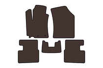 Suzuki Swift 2010-2017 Rubber floor mats Carsuit (HB, 5-door, brown) photo 1