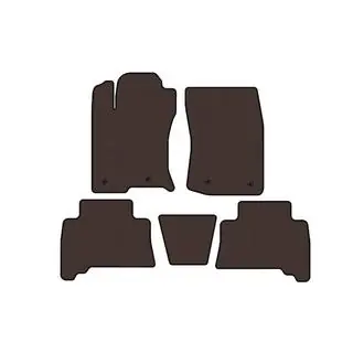 Rubber floor mats Carsuit (2009-2014, brown) photo 1