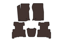 Toyota 4Runner 2009-2024 Rubber floor mats Carsuit (2 rows, 2014-2024, 7-seater, brown) photo 1