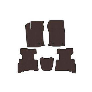 Rubber floor mats Carsuit (2 rows, 2014-2024, 7-seater, brown) photo 1