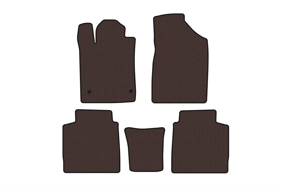 Toyota Avalon 2006-2012 Rubber Floor Mats Carsuit (Brown) Image