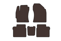 Toyota Corolla 2013-2019 Rubber floor mats Carsuit (2016-2019, SD, brown) photo 1