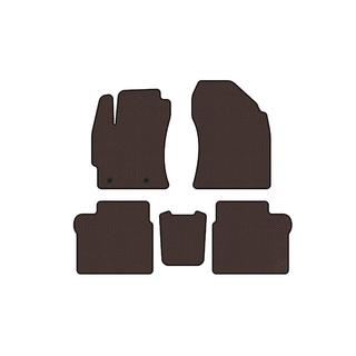 Rubber floor mats Carsuit (2016-2019, SD, brown) Toyota Corolla 2013-2019 photo 1