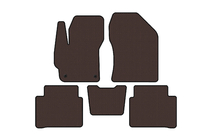 Toyota Corolla 2019- Rubber Floor Mats Carsuit (SD, Brown) photo 1