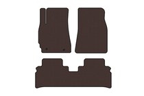 Toyota Highlander 2000-2008 Rubber Floor Mats Carsuit (Brown) photo 1