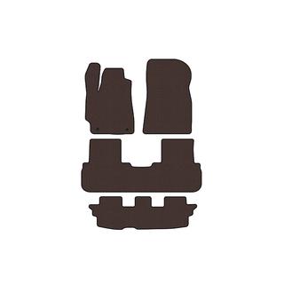 Rubber floor mats Carsuit (2 rows, brown) photo 1
