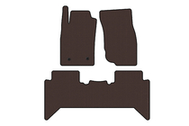 Toyota Hilux 2006-2015 Rubber Floor Mats Carsuit V2 (Brown) photo 1