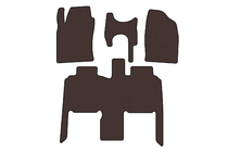Toyota Previa 2000-2006 Rubber Floor Mats Carsuit (Brown) photo 1
